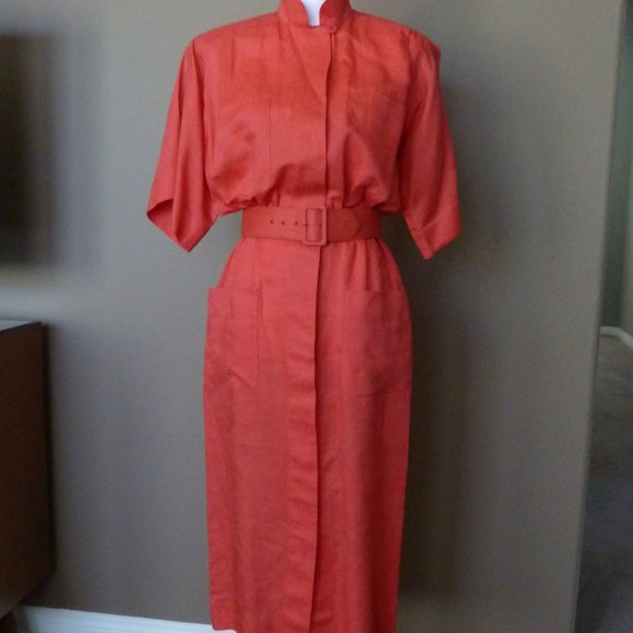 Albert Nipon Vintage 80's Dress EUC - Picture 6 of 14
